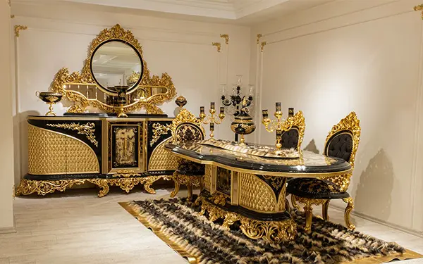 Klasik Mobilya Yemek Odası